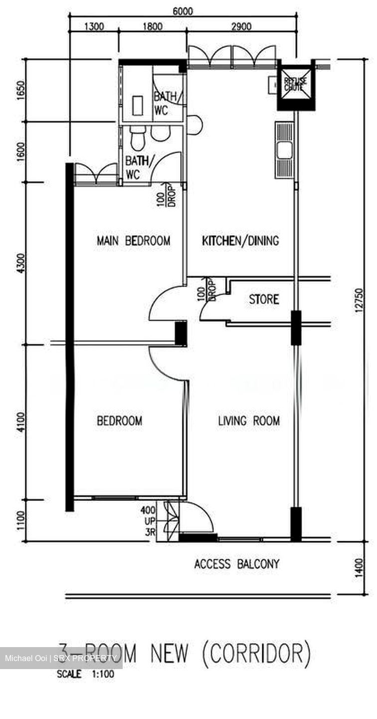 Blk 242 Hougang Heights (Hougang), HDB 3 Rooms #606385291